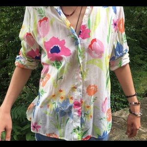 Vintage long sleeve button down Small/med